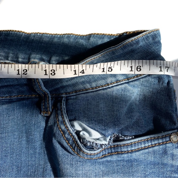 MyStyle Ladies Distressed Blue Skinny Jeans - Picture 6 of 8